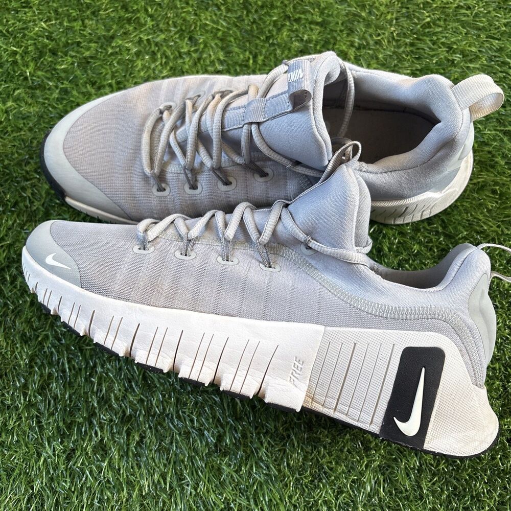 Nike Free Metcon 6 Wolf Grey/White Photon Dust Sneaker FJ7127-009 Mens Size 10.5